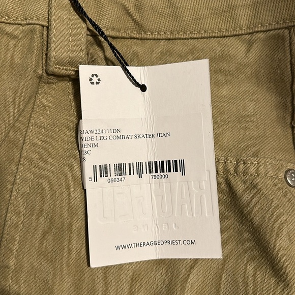 The Ragged Priest Ragged Jeans Wide Leg Combat 28 - Picture 5 of 11